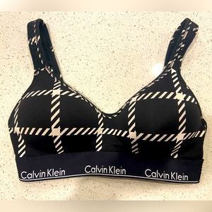 Calvin Klein Cotton Lift Plunge Bra